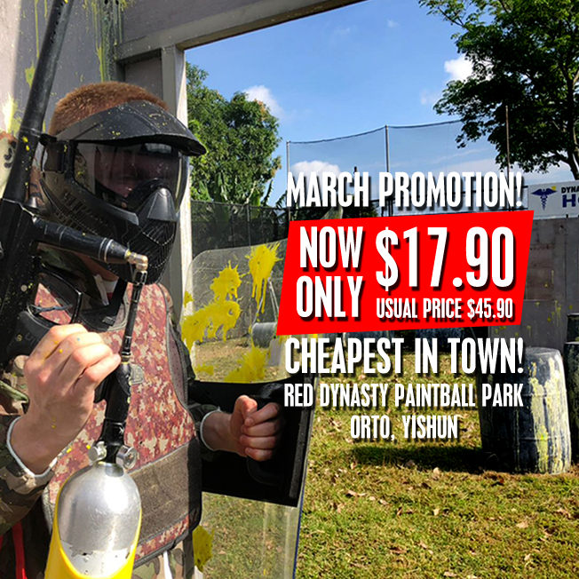 PROMOTIONS Red Dynasty Paintball Park