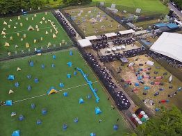 Red Dynasty Paintball Park - Bukit Timah, Turf City – Aerial Shot